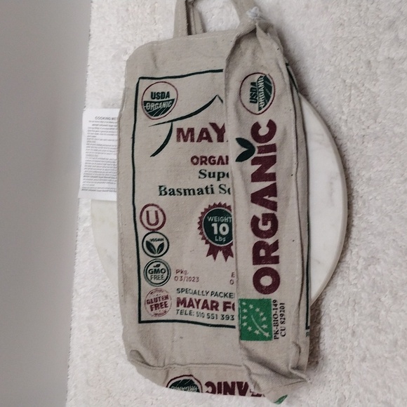 Mayar Organic Super Basmati Sela Rice Bag Only - Picture 5 of 9